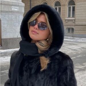 Lemonade Collective Faux Fur Marsh Hood